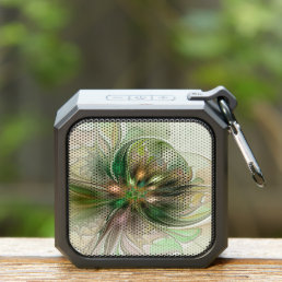Colorful Fantasy Modern Abstract Fractal Flower Bluetooth Speaker