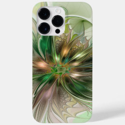 Colorful Fantasy Modern Abstract Fractal Flower Case-Mate iPhone 14 Pro Max Case