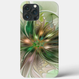 Colorful Fantasy Modern Abstract Fractal Flower iPhone 13 Pro Max Case