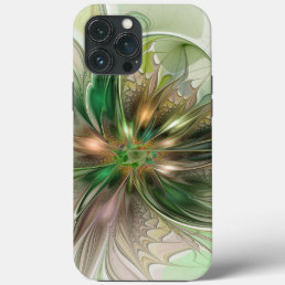 Colorful Fantasy Modern Abstract Fractal Flower iPhone 13 Pro Max Case