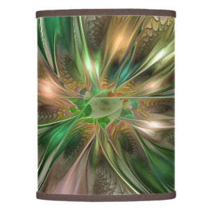 Colorful Fantasy Modern Abstract Fractal Flower Lamp Shade