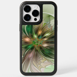 Colorful Fantasy Modern Abstract Fractal Flower OtterBox iPhone 14 Pro Max Case