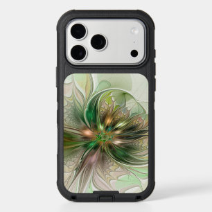 Colorful Fantasy Modern Abstract Fractal Flower iPhone 17 Pro Max Case