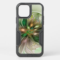 Colorful Fantasy Modern Abstract Fractal Flower OtterBox Commuter iPhone 12 Case