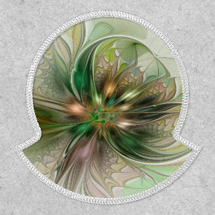 Colorful Fantasy Modern Abstract Fractal Flower Patch