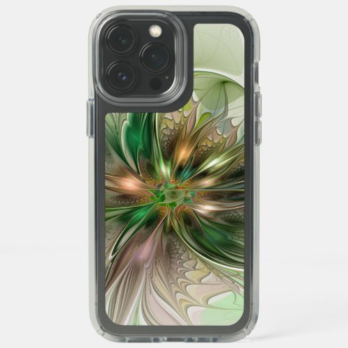 Colorful Fantasy Modern Abstract Fractal Flower Speck iPhone 13 Pro Max Case