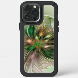 Colorful Fantasy Modern Abstract Fractal Flower Speck iPhone 13 Pro Max Case
