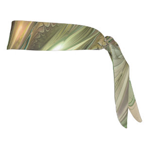 Colorful Fantasy Modern Abstract Fractal Flower Tie Headband