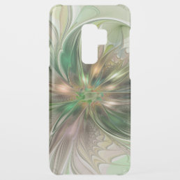 Colorful Fantasy Modern Abstract Fractal Flower Uncommon Samsung Galaxy S9 Plus Case