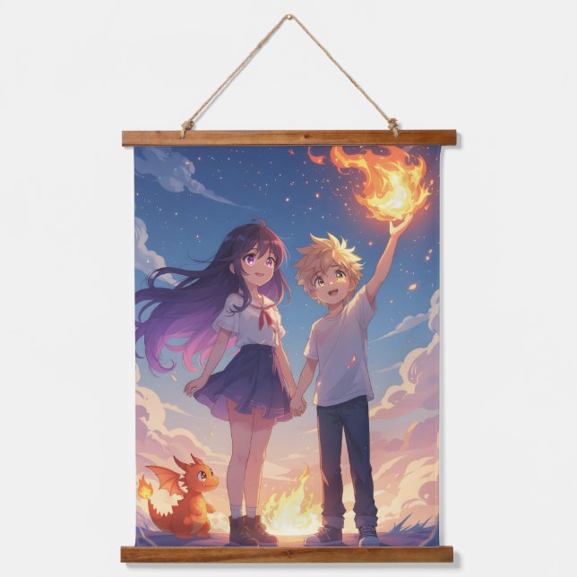 Colorful Fantasy Wall Art for Kids  (Front)