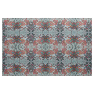Colorful Farmyard Roosters Fabric
