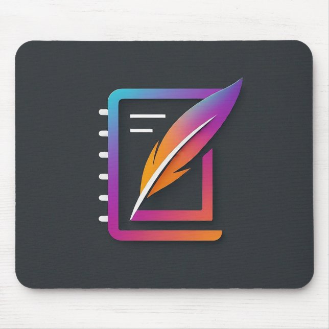 Colorful Father Mouse Pad (Front)