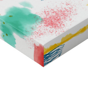 Colorful Faux Canvas Print