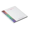 Colorful Faux Glitter And Sparkles Notepad | Zazzle