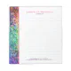 Colorful Faux Glitter And Sparkles Notepad | Zazzle