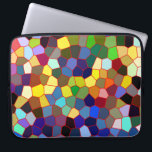 Colorful Faux Stained Glass Look Laptop Sleeve<br><div class="desc">Colorful faux stained glass look. If you need any help customizing any of my designs,  contact ArtOnWear designer. Free text formatting with live help available by request.</div>