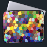 Colorful Faux Stained Glass Look Laptop Sleeve<br><div class="desc">Colorful faux stained glass look. If you need any help customizing any of my designs,  contact ArtOnWear designer. Free text formatting with live help available by request.</div>