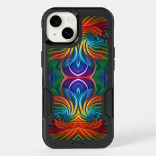 Colorful feather swirl OtterBox OtterBox iPhone 14 Case
