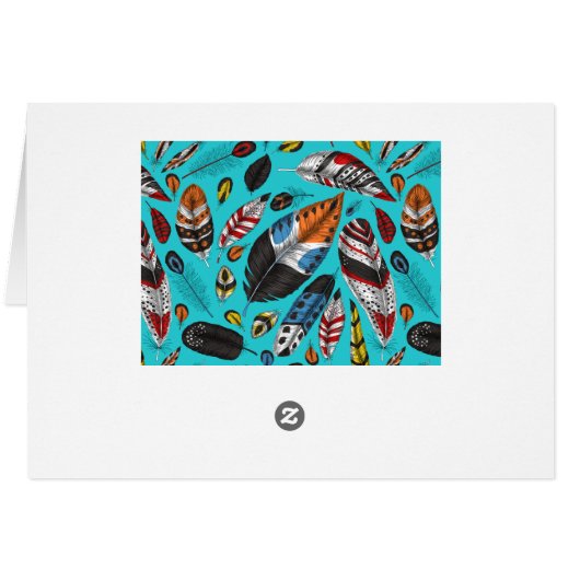 Colorful feathers (Back Horizontal)