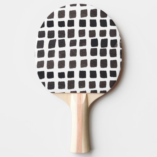 Colorful Feathers Cute Vintage Pattern Ping Pong Paddle