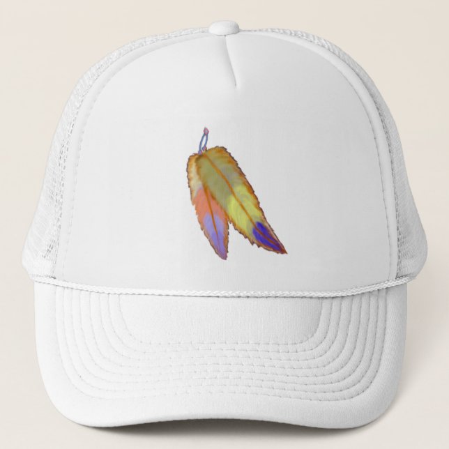 Colorful feathers Hat (Front)