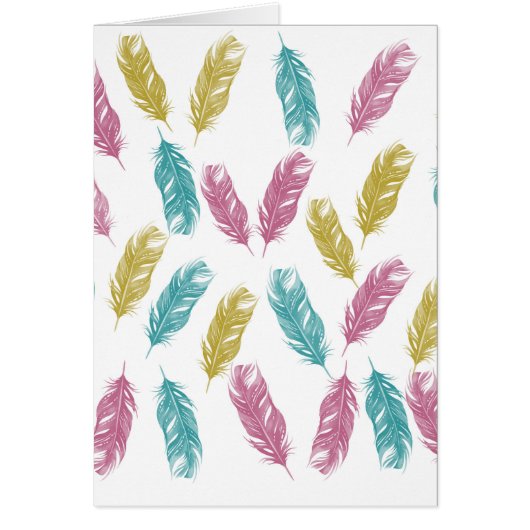 Colorful Feathers pattern (Front)