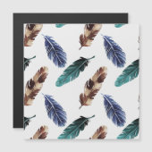 Colorful Feathers Tribal Texture (Front/Back)