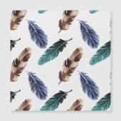 Colorful Feathers Tribal Texture (Front)