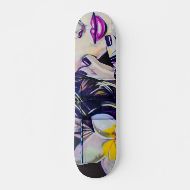 Colorful Female Art Skateboard (Front)