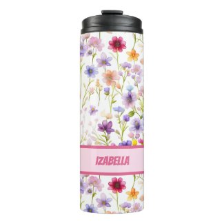 Colorful Feminine and Girly Spring Wild Flowers 