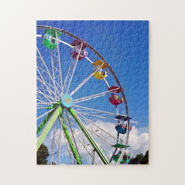 Colorful Ferris Wheel Jigsaw Puzzle (Vertical)