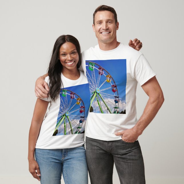 Colorful Ferris Wheel T-Shirt (Unisex)