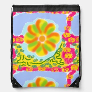 Colorful Festival Drawstring Backpack