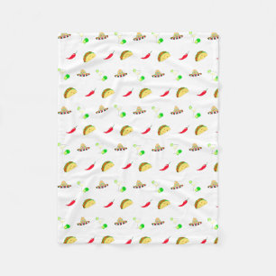 Colorful Festive Cinco de Mayo 2025 Dancing Cactus Fleece Blanket