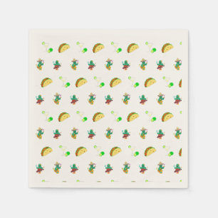 Colorful Festive Cinco de Mayo 2025 Dancing Cactus Napkins