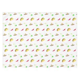 Colorful Festive Cinco de Mayo 2025 Dancing Cactus Tablecloth