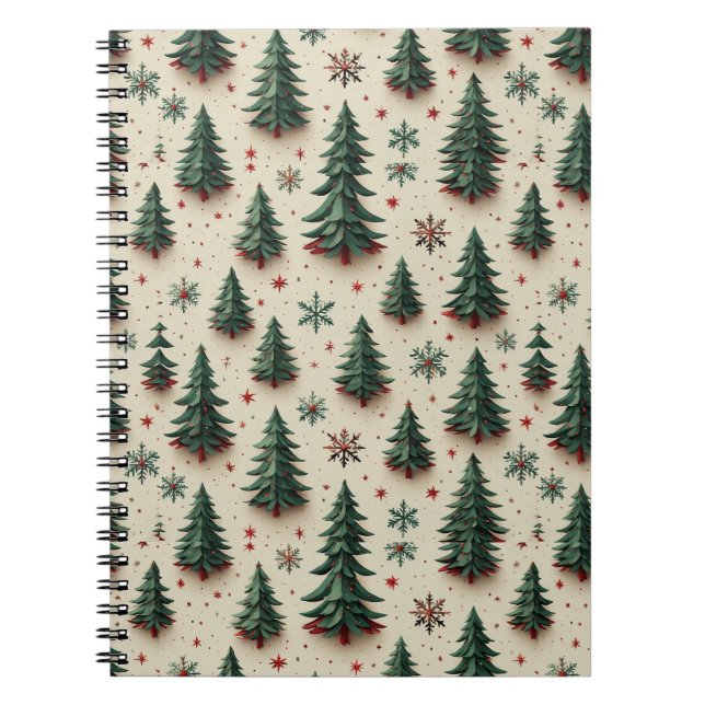 Colorful Festive Pattern Notebook (Front)