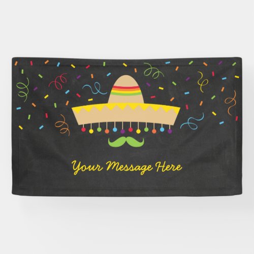 Colorful Fiesta Baby Shower Banner