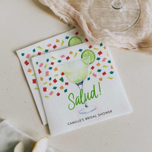 Colorful Fiesta Bridal Shower Napkins