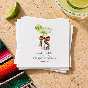 Colorful Fiesta Bridal Shower Paper Napkins