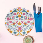 Colorful Fiesta Floral Baby Shower Paper Plates<br><div class="desc">Colorful Fiesta Floral Baby Shower Paper Plates. Let your fiesta decor shine through with these fun paper plates!</div>