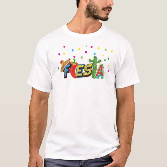 Colorful Fiesta t-shirt (Front)
