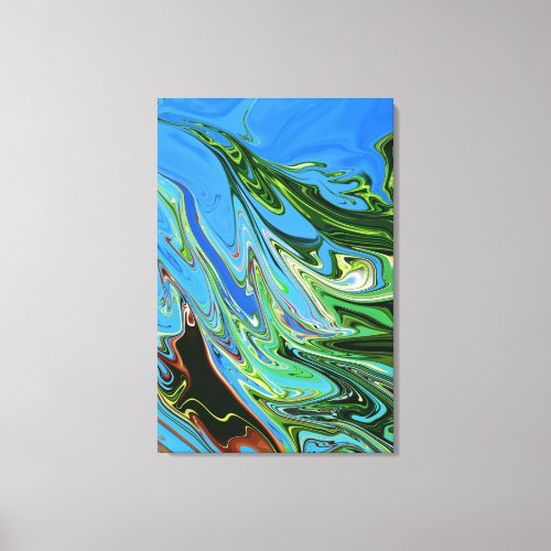 Colorful Fine Art  Best abstract masterpiece Canvas Print