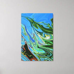 Colorful Fine Art Best abstract masterpiece Canvas Print