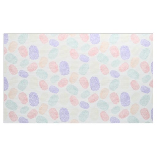 Colorful fingerprint pattern fabric