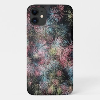 Colorful Firework... iPhone 11 Case