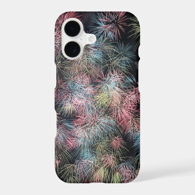 Colorful Firework... Iphone Case (Back)