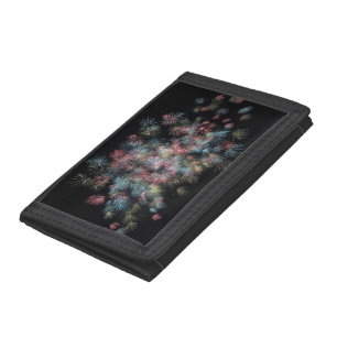 Colorful Firework... Tri-fold Wallet