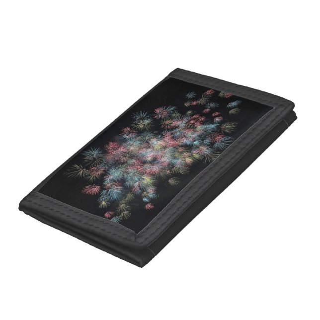 Colorful Firework... Tri-fold Wallet (Bottom)