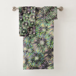 Colorful Fireworks    Bath Towel Set